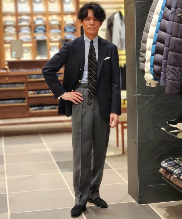 BEAMS MEN | HANDMADE ARTHUR HARRISON ネイビー ブレザー | Rakuten