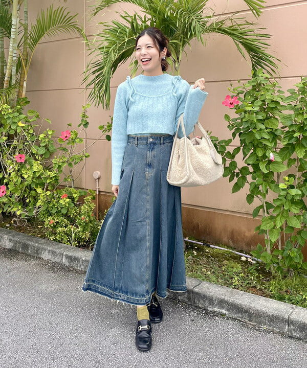 BEAMS HEARTのリボンキャミソールベスト * プルオーバーを使ったコーディネートを紹介します。｜Rakuten Fashion(楽天ファッション／旧楽天ブランドアベニュー)6422862