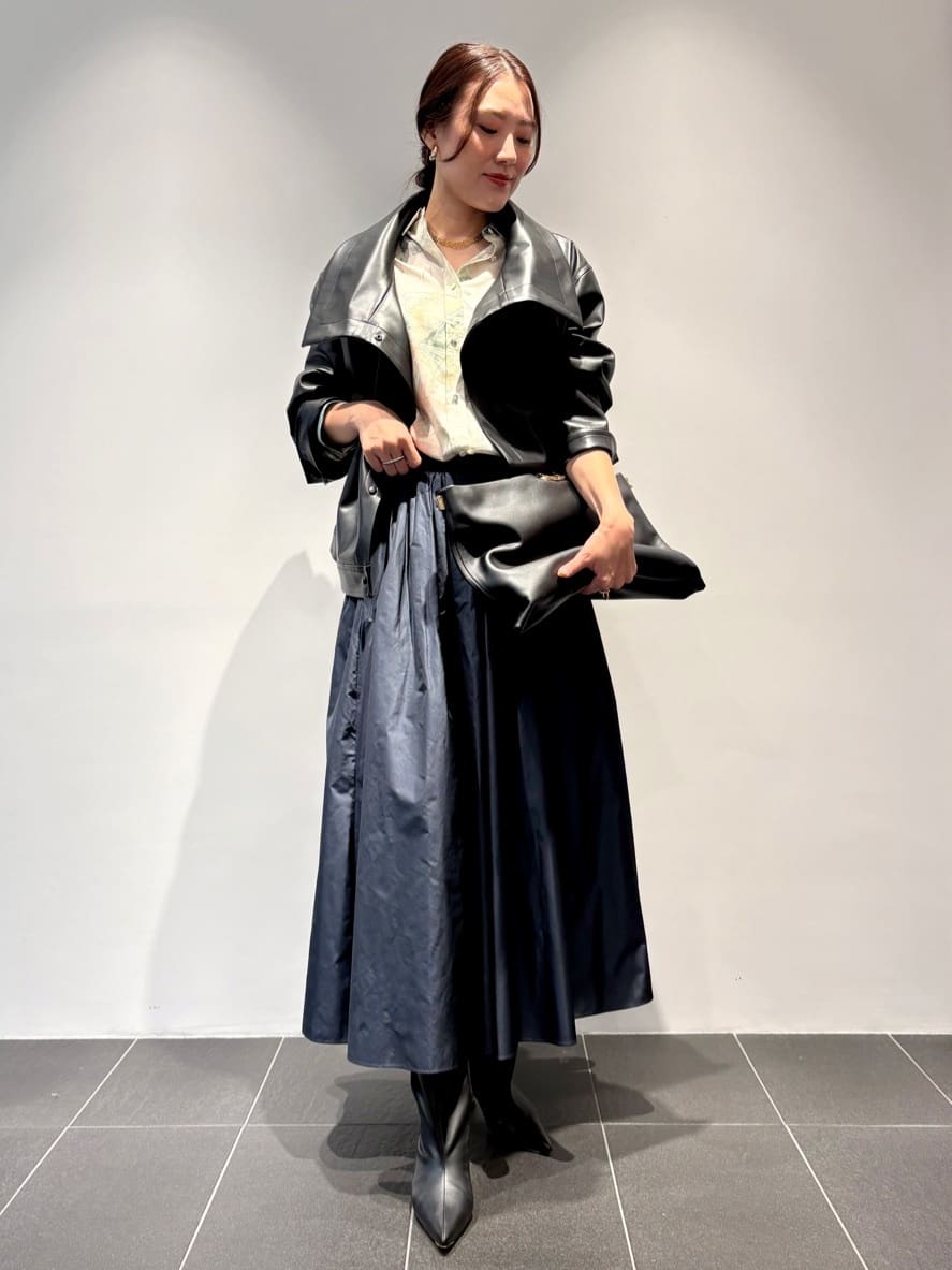 1er Arrondissementのフェイクレザージャケットを使ったコーディネートを紹介します。｜Rakuten Fashion(楽天ファッション／旧楽天ブランドアベニュー)6423179