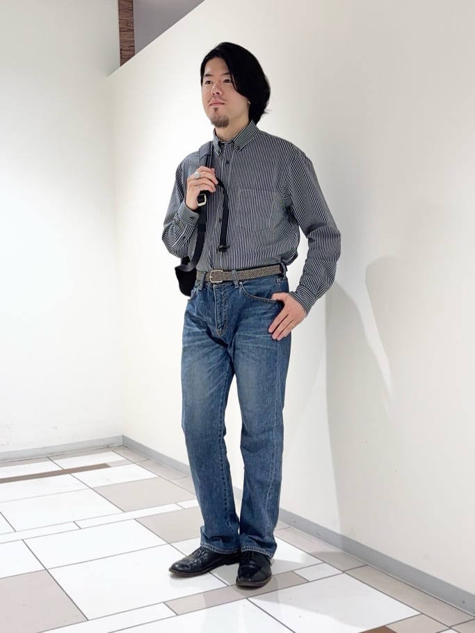 TAKEO KIKUCHIの【抗菌防臭/シーズンレス】シアサッカー ジャージシャツを使ったコーディネートを紹介します。｜Rakuten Fashion(楽天ファッション／旧楽天ブランドアベニュー)6423364