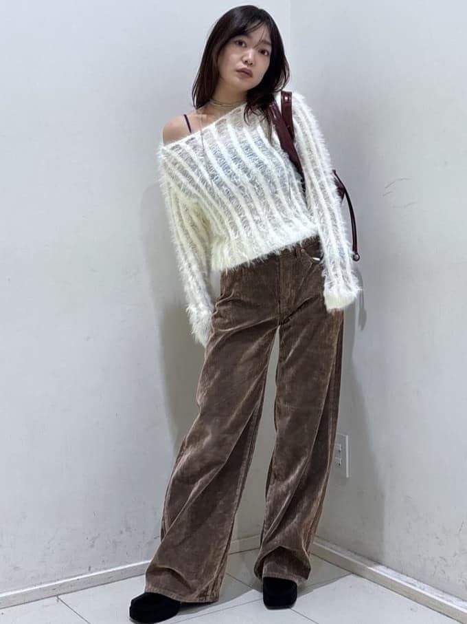 moussy MIDRISE CORDUROY バギー MOUSSY | MIDRISE CORDUROY バギー (ワイド ) |SHEL'TTER WEBSTORE