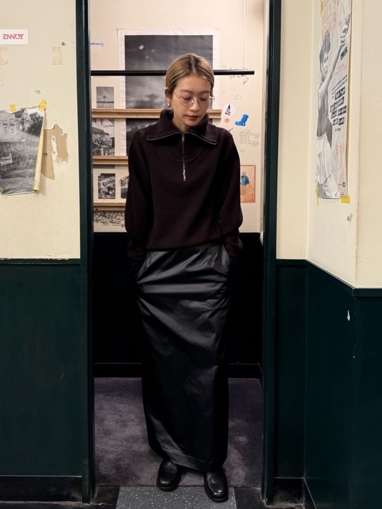 BEAUTY&YOUTH UNITED ARROWSの<6(ROKU)>ポリエステル サテンスカートを