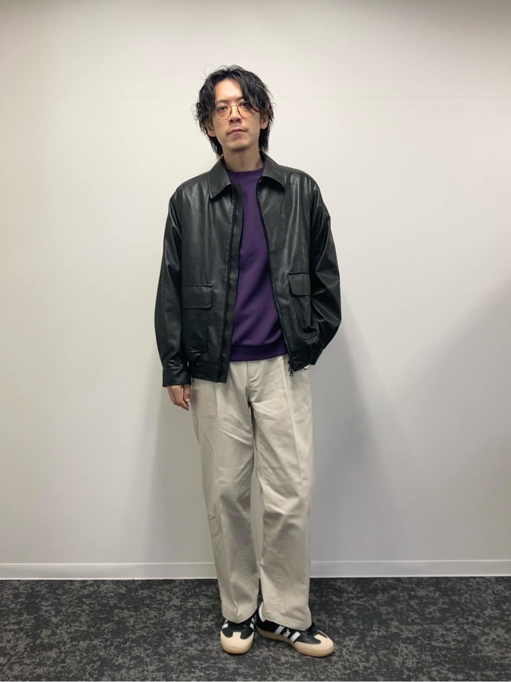 UNITED ARROWS LTD. OUTLETのA2 レザーライク ブルゾンを使った