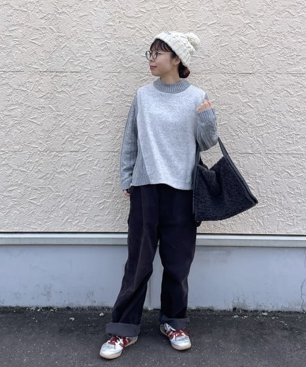 BEAMS HEARTのメルトン カットソー * ニット プルオーバーを使ったコーディネートを紹介します。｜Rakuten Fashion(楽天ファッション／旧楽天ブランドアベニュー)6425129