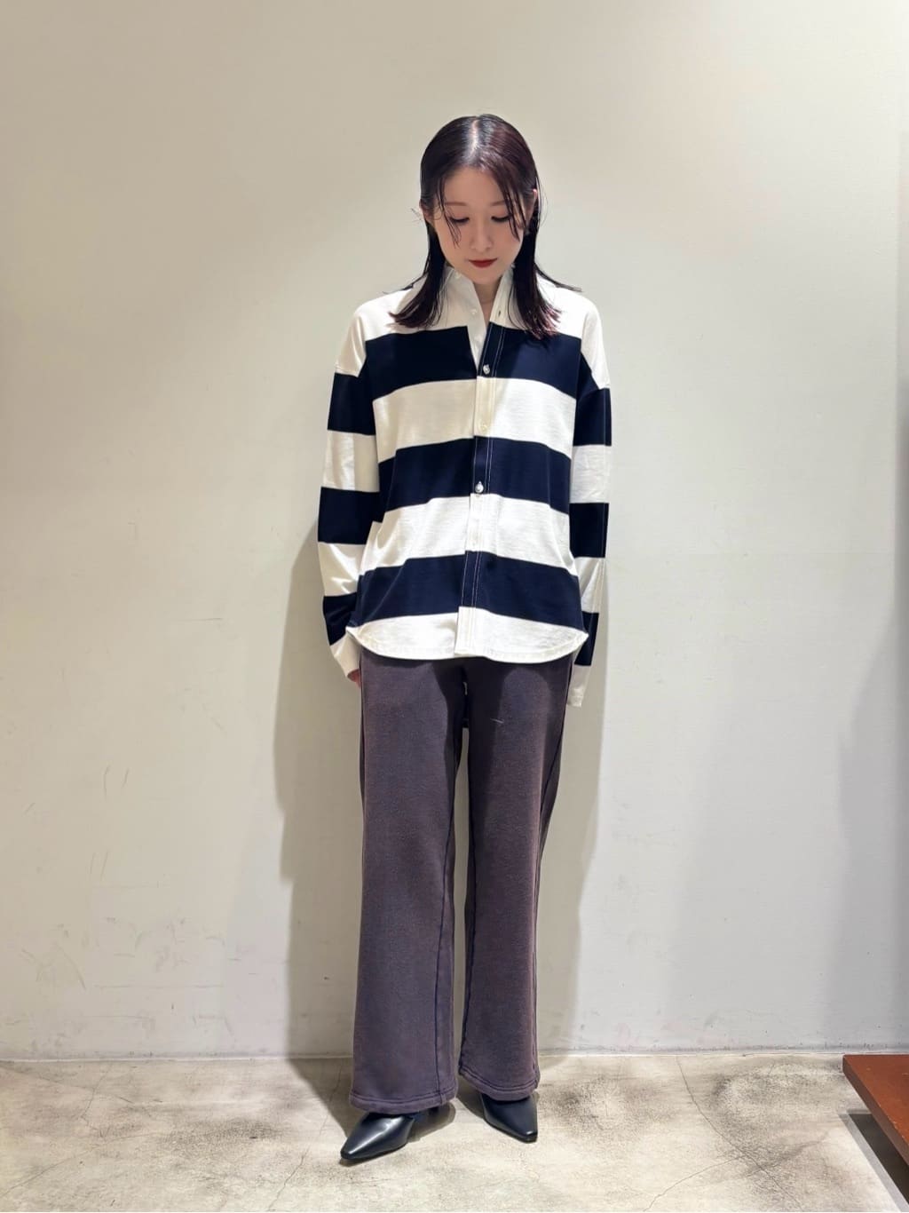 ＜ATTISESSION＞コットン ビッグ ラグビー シャツ UNITED ARROWS LTD. OUTLET | <ATTISESSION>コットン ビッグ ラグビー