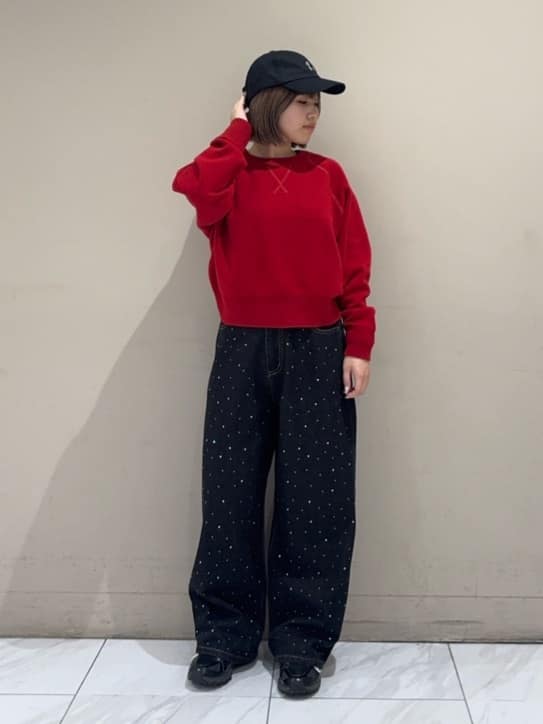 Green Parksの■PEANUTS スヌーピーミニ刺繍キャップを使ったコーディネートを紹介します。｜Rakuten Fashion(楽天ファッション／旧楽天ブランドアベニュー)6428310