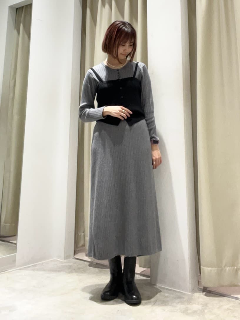 AMERICAN HOLICの【2WAY】ニットチューブトップを使ったコーディネートを紹介します。｜Rakuten Fashion(楽天ファッション／旧楽天ブランドアベニュー)6430036