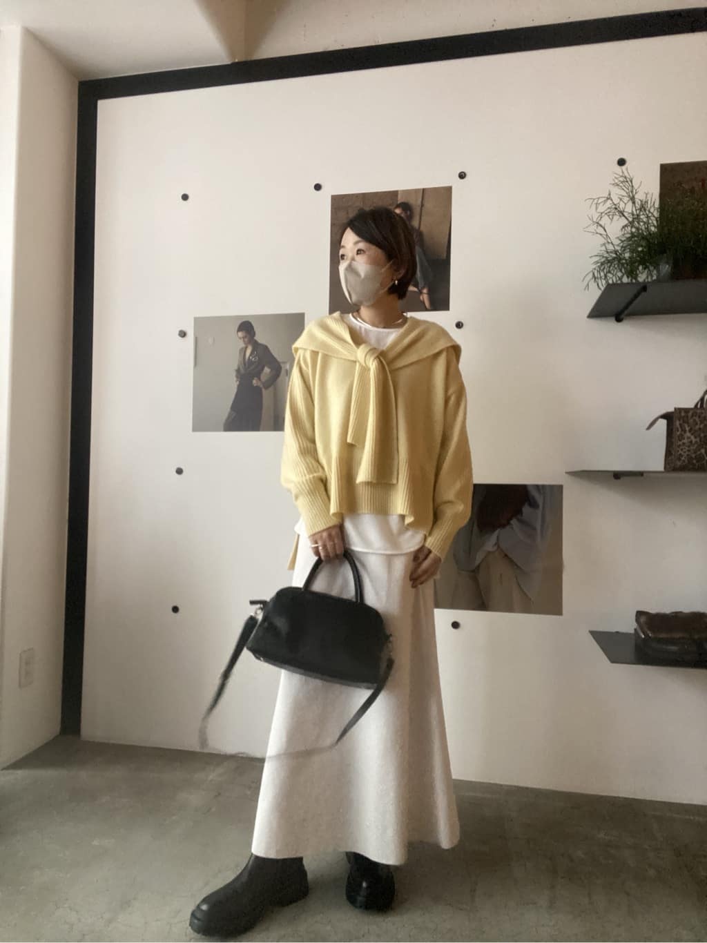 GALLARDAGALANTEの【2.718】ミニマルMIDIボストンバッグを使ったコーディネートを紹介します。｜Rakuten Fashion(楽天ファッション／旧楽天ブランドアベニュー)6430165