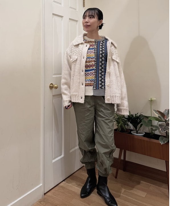 BEAMS HEARTのフェアアイル プルオーバー ニットを使ったコーディネートを紹介します。｜Rakuten Fashion(楽天ファッション／旧楽天ブランドアベニュー)6430917