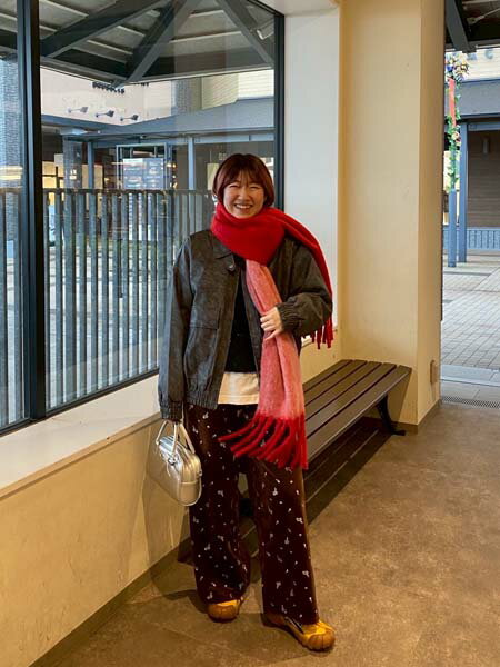 AS KNOW AS plusの◇ダブルポケット ヴィンテージライク オーバーサイズ フェイクレザーブルゾンを使ったコーディネートを紹介します。｜Rakuten Fashion(楽天ファッション／旧楽天ブランドアベニュー)6431202