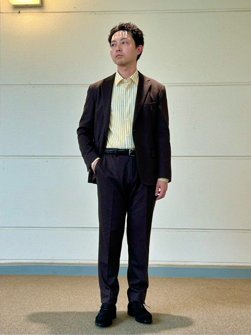 UNITED ARROWS LTD. OUTLETのメランジ ジャージーツイル 2ボタン