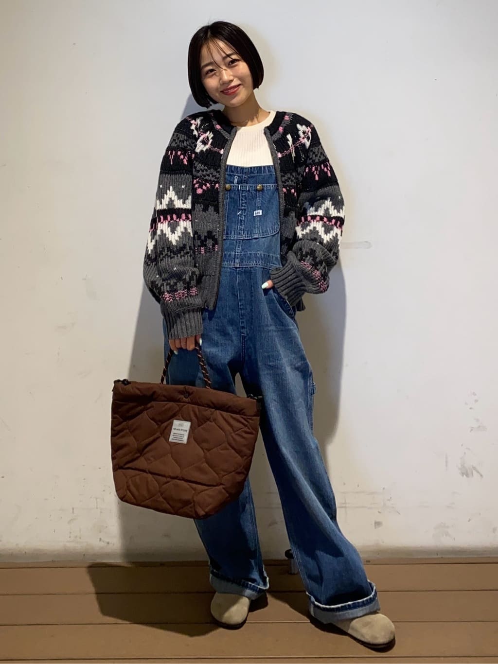 FREAK'S STORE | ノルディック ジップショートニットカーデ 25AW