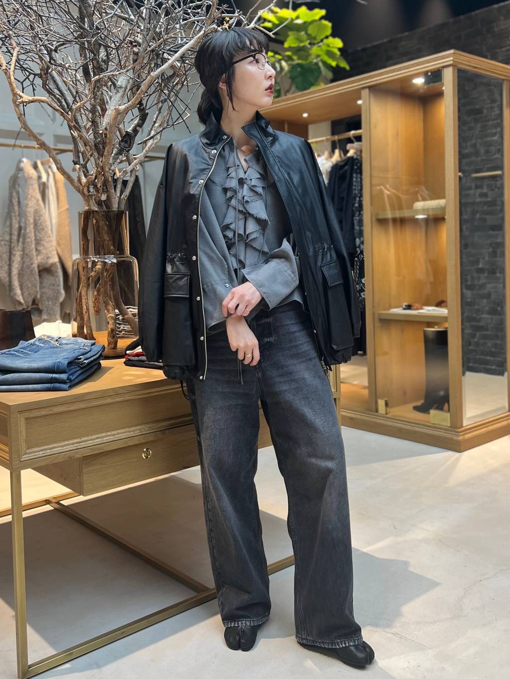 Curensology | ヴィンテージフェイクレザーコート | Rakuten Fashion