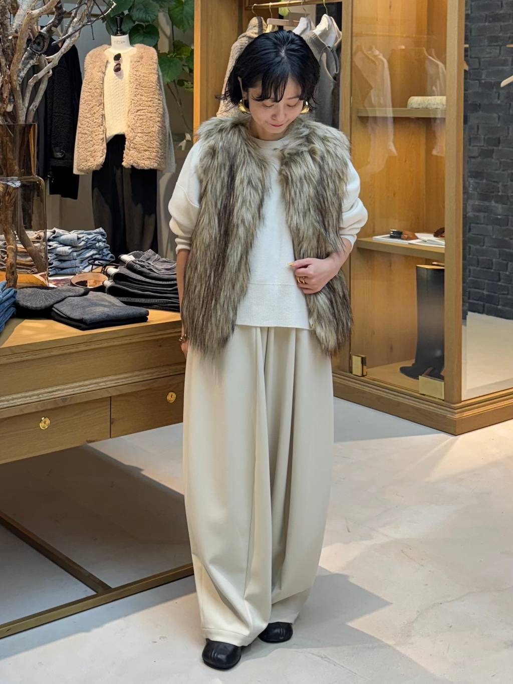 Curensology カレンソロジー 2025AW シャギーファーベスト★新品 シャギーファーベスト | [公式]カレンソロジー（Curensology）通販