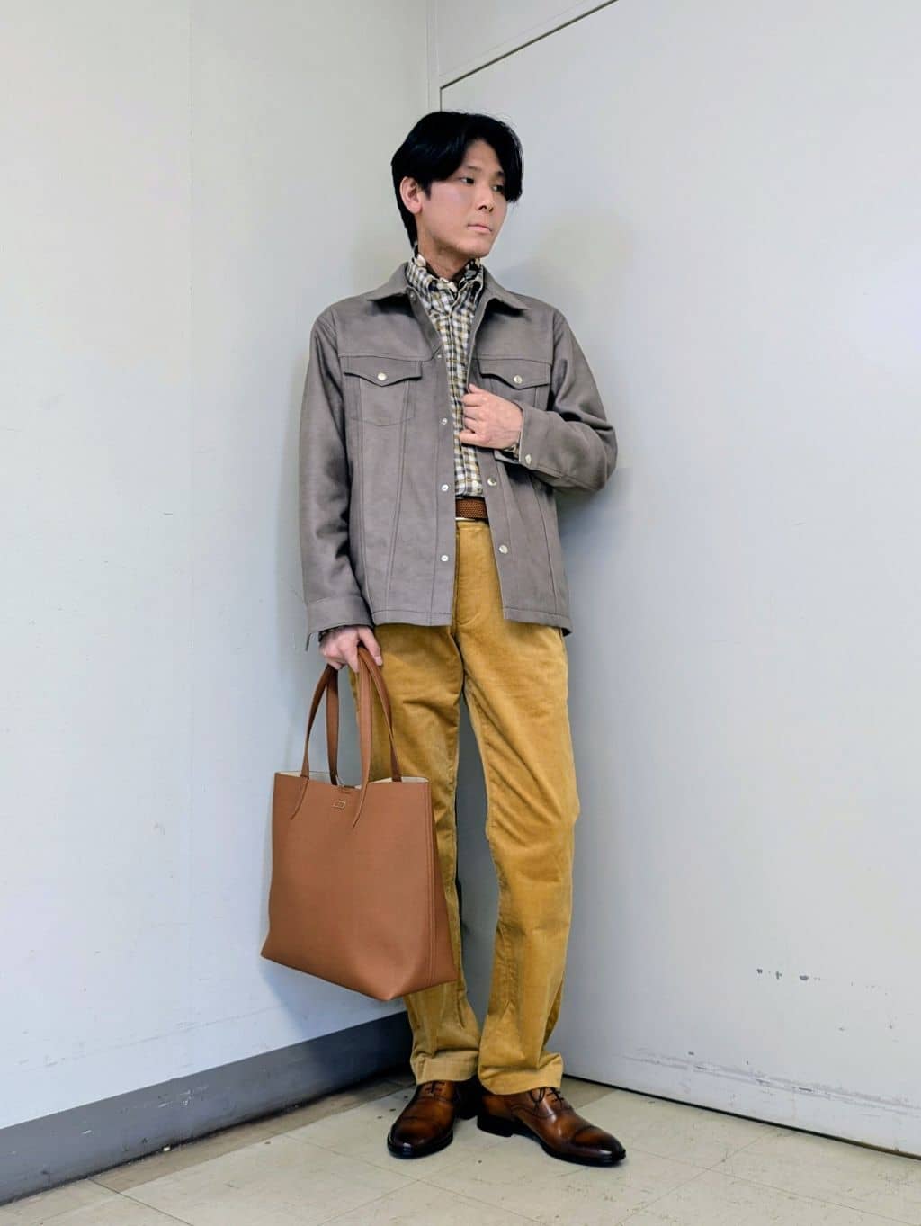 TAKEO KIKUCHIの【JUST ONE LAYER】ダウンファブリック ブルゾンを使ったコーディネートを紹介します。｜Rakuten Fashion(楽天ファッション／旧楽天ブランドアベニュー)6436492