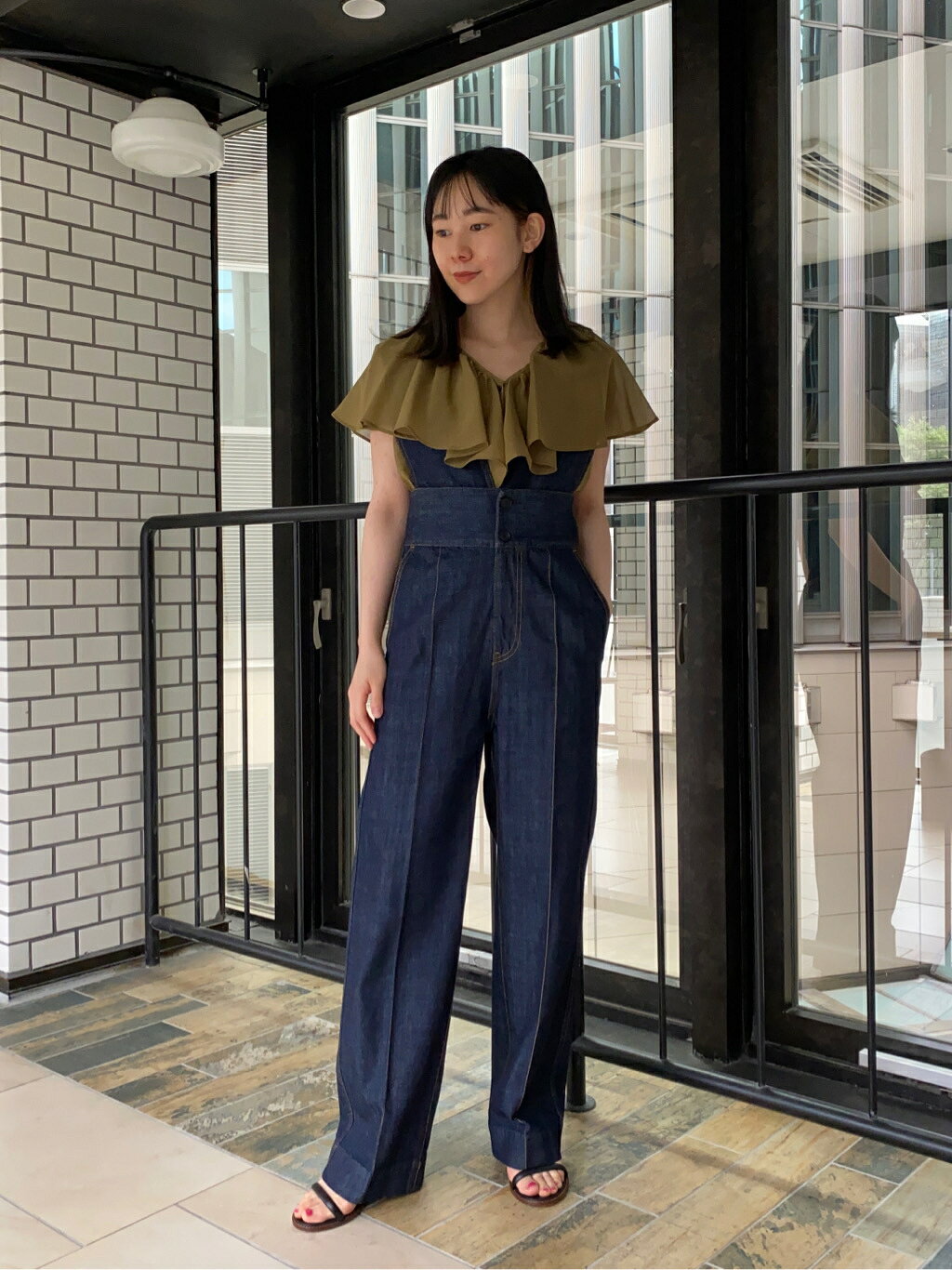 TOMORROWLAND | コットンデニム 2-wayコンビネゾン | Rakuten Fashion