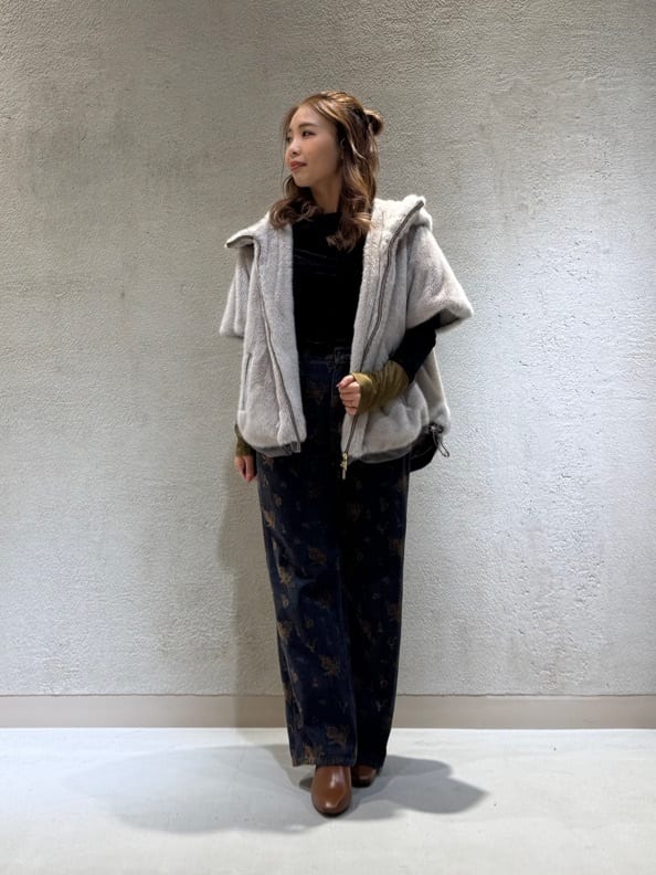 Vinのシアードッキングクラッシュベロアトップスを使ったコーディネートを紹介します。｜Rakuten Fashion(楽天ファッション／旧楽天ブランドアベニュー)6438773