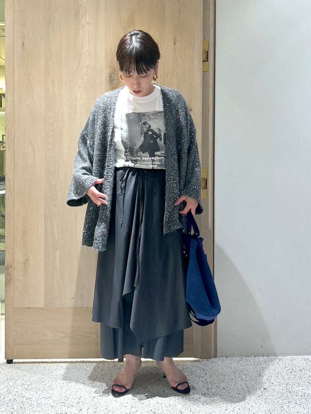 Curensology スパングルニットカーディガ ン スパングルニットカーディガン