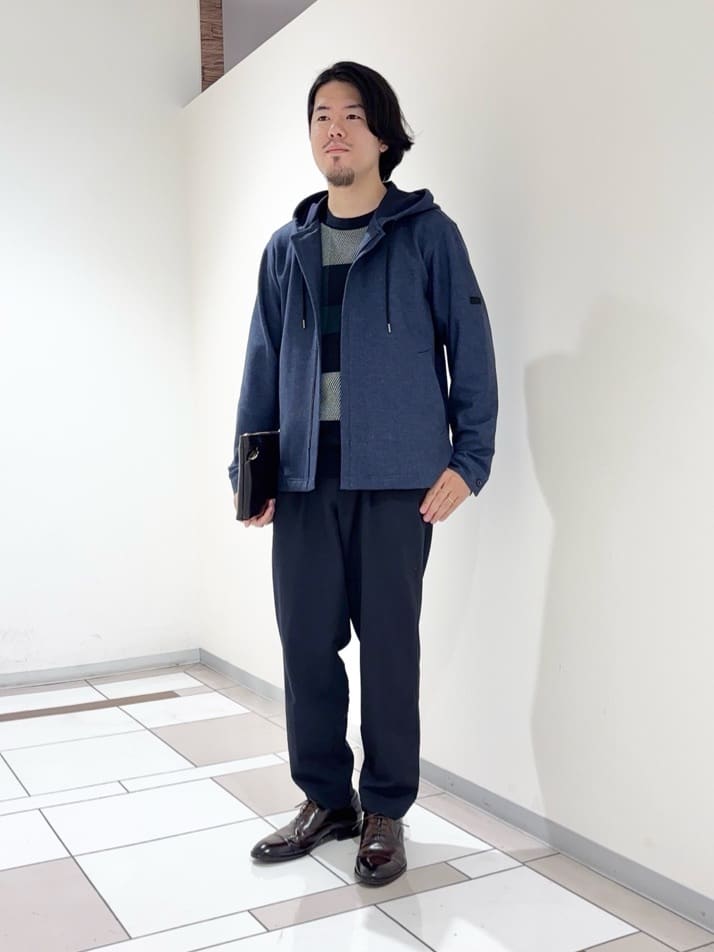 TAKEO KIKUCHIの【JUST ONE LAYER】ダウンファブリックZIPパーカーを使ったコーディネートを紹介します。｜Rakuten Fashion(楽天ファッション／旧楽天ブランドアベニュー)6440324