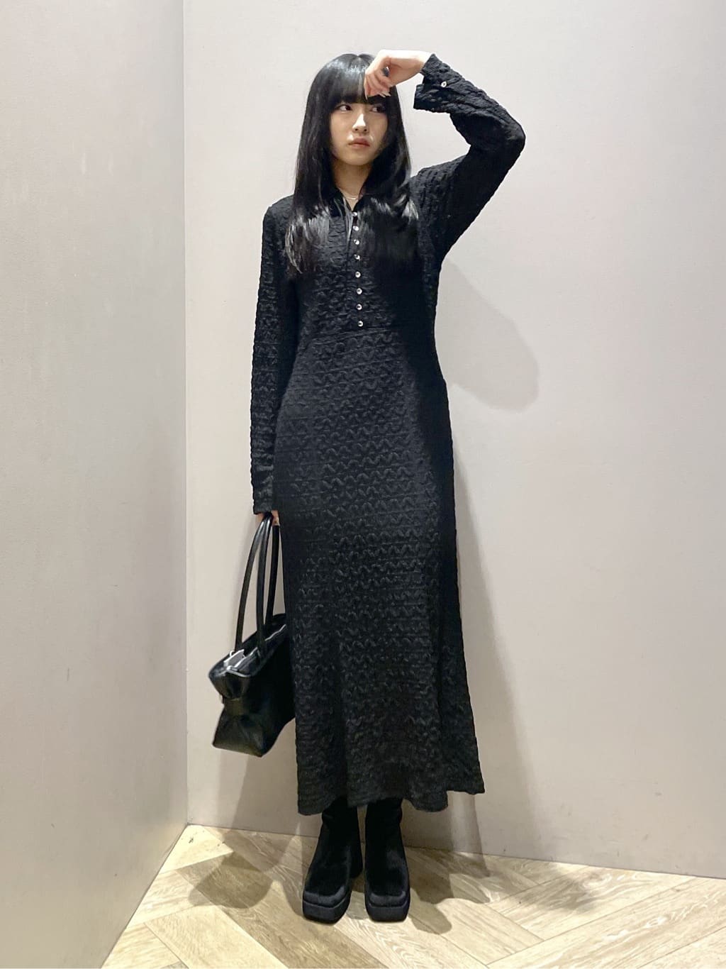 moussy | L/S MERMAID LACE LONG ドレス | Rakuten Fashion(楽天