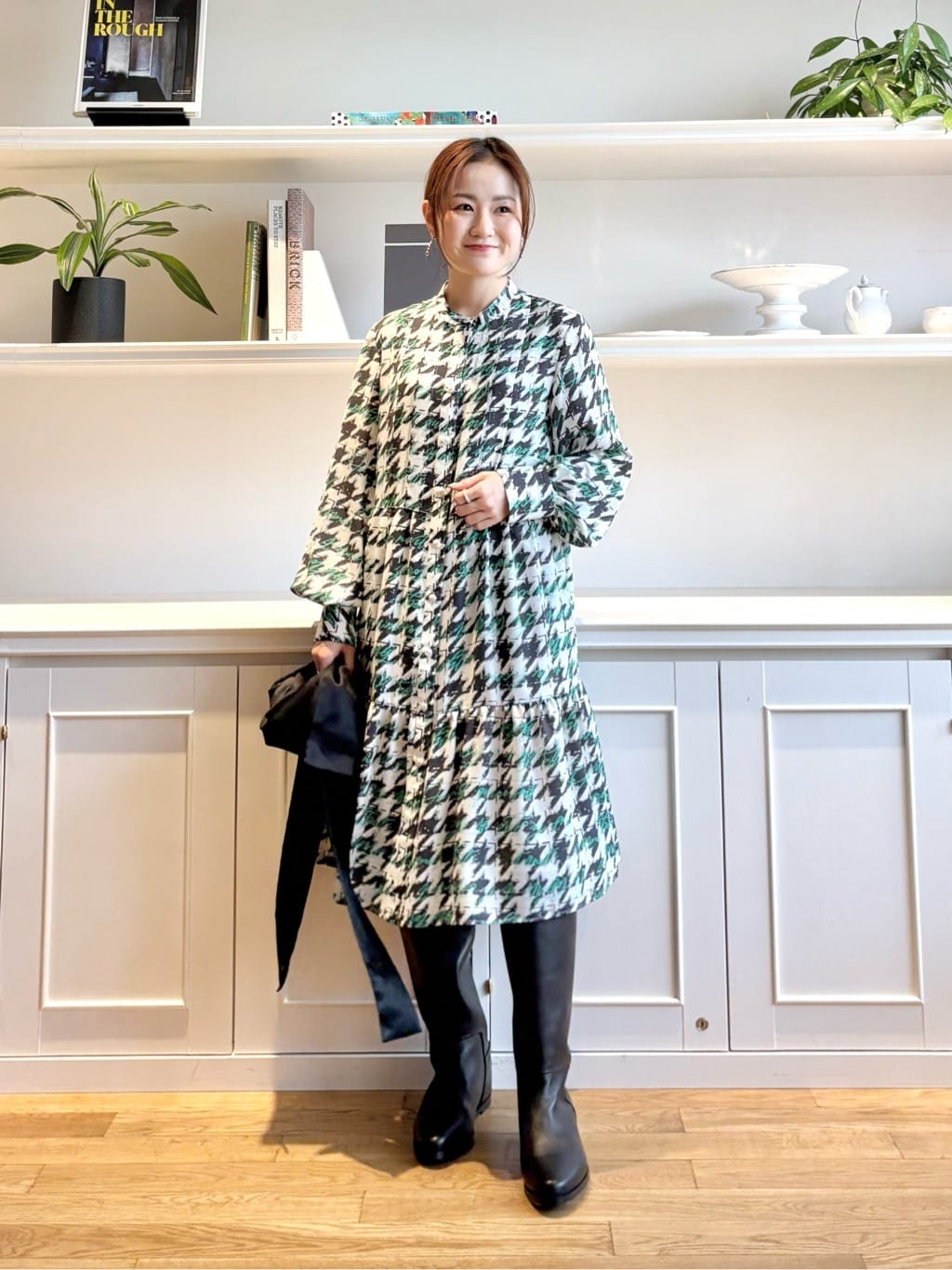 allurevilleのチドリレタードワンピースを使ったコーディネート  