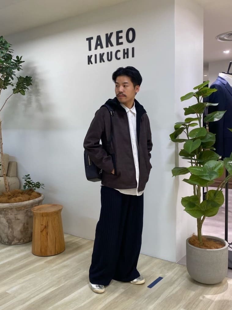 TAKEO KIKUCHIの【Made in JAPAN】播州織 ドビー千鳥シャツを使ったコーディネートを紹介します。｜Rakuten Fashion(楽天ファッション／旧楽天ブランドアベニュー)6440896