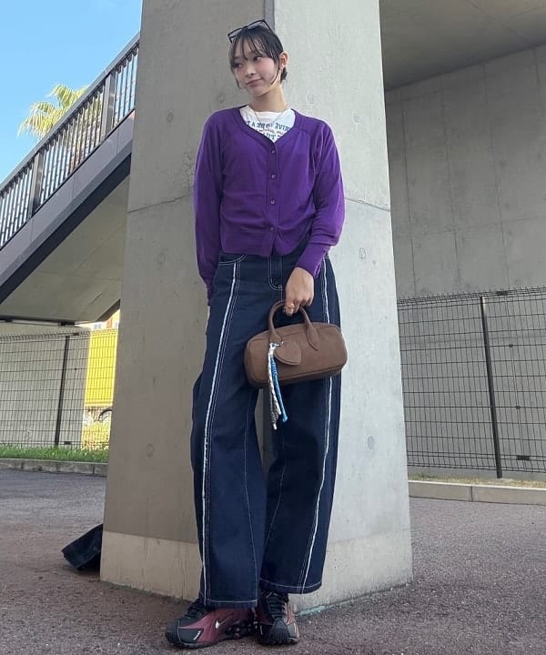 BEAMS HEARTのセンター フリンジ デニム パンツ(S~M)を使ったコーディネートを紹介します。｜Rakuten Fashion(楽天ファッション／旧楽天ブランドアベニュー)6441436