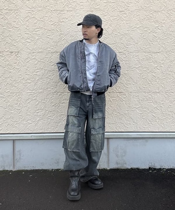 BEAMS HEARTのフェード MA-1を使ったコーディネートを紹介します。｜Rakuten Fashion(楽天ファッション／旧楽天ブランドアベニュー)6441447