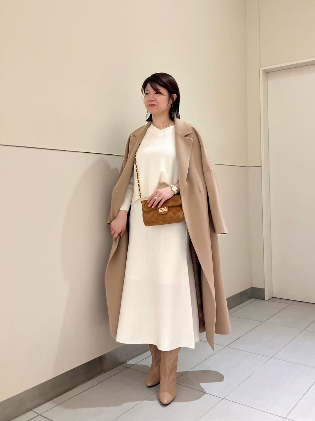 allurevilleのカシミヤビーバーコートを使ったコーディネートを紹介します。｜Rakuten Fashion(楽天ファッション／旧楽天ブランドアベニュー)6442765