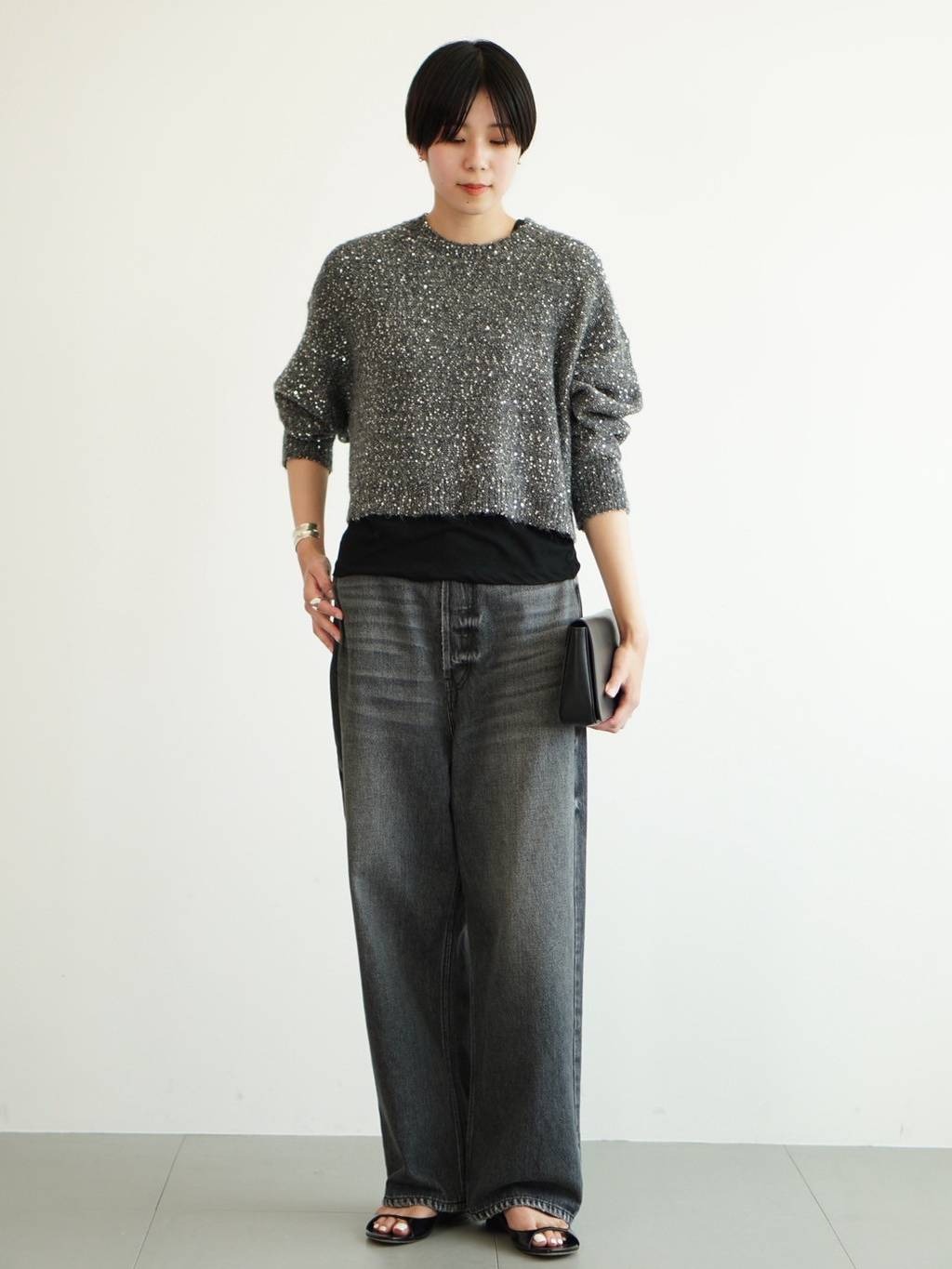 Curensology スパングルニットプルオーバー 2025AW｜Curensology