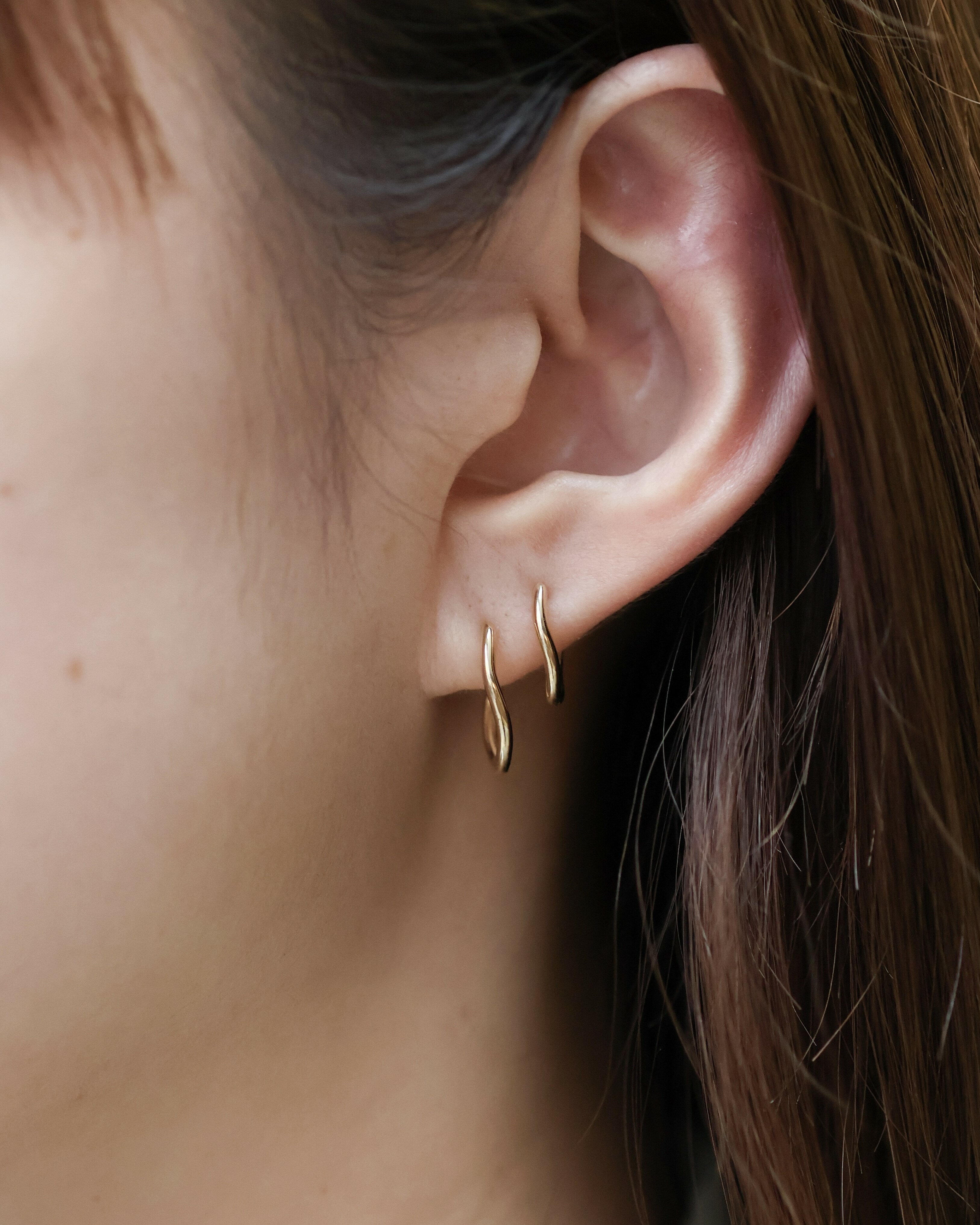 va vendome aoyama | K10YG ゴールド フープピアス | Rakuten Fashion