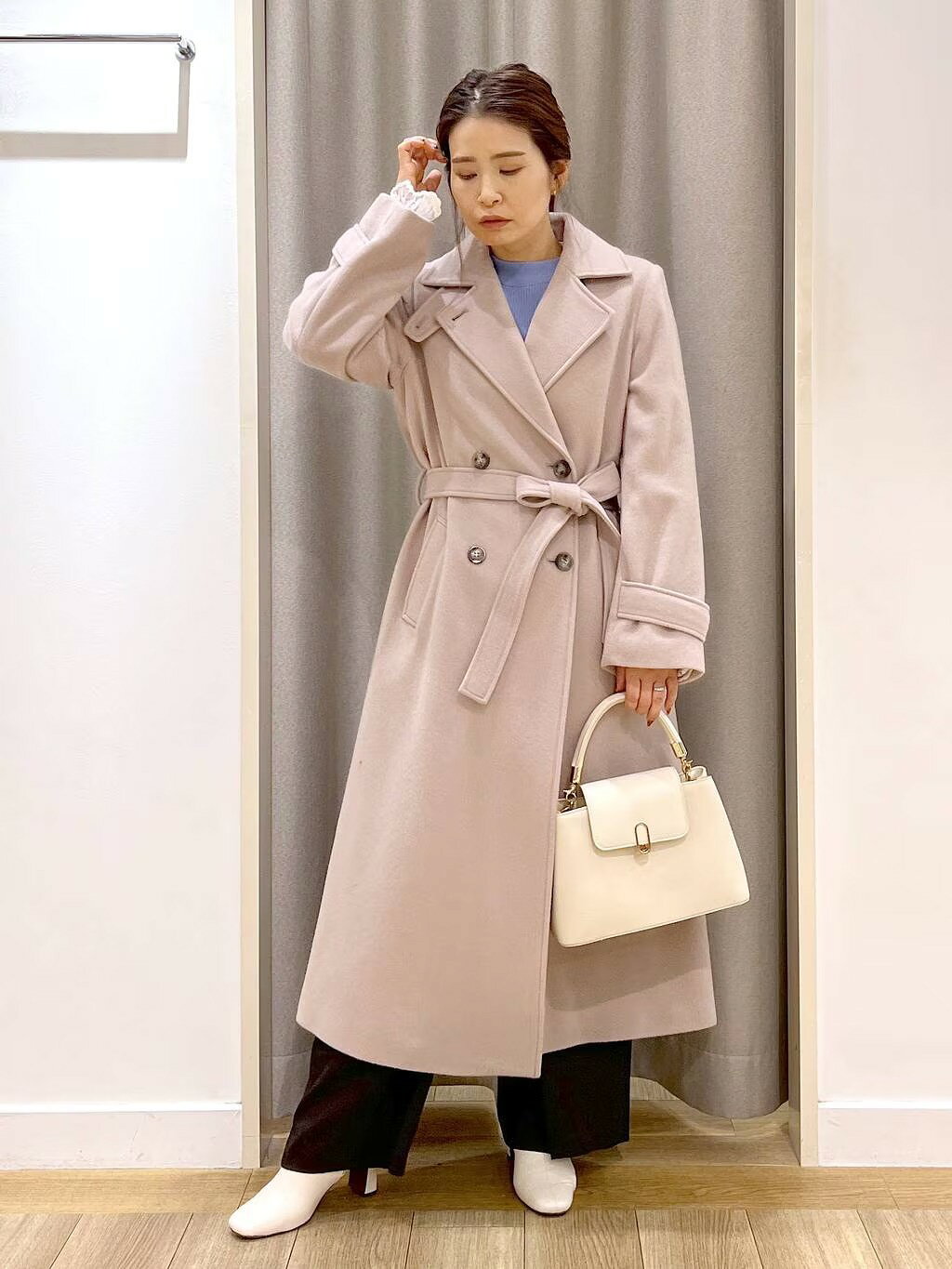 【新品未使用】今期 完売 Andemiu メルトンウール スタンドカラーコート Andemiu | メルトンウールスタンドロングコート | Rakuten Fashion