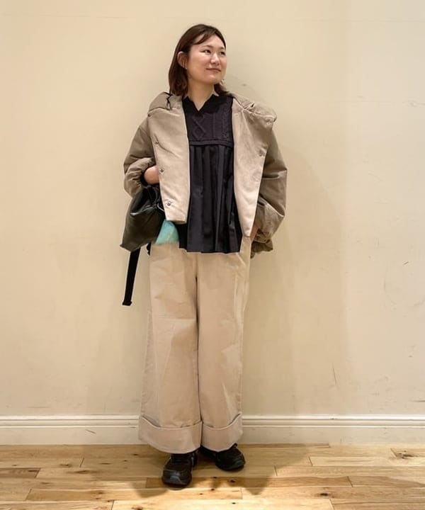 BEAMS HEARTの裾バルーン フード ブルゾンを使ったコーディネートを紹介します。｜Rakuten Fashion(楽天ファッション／旧楽天ブランドアベニュー)6443938