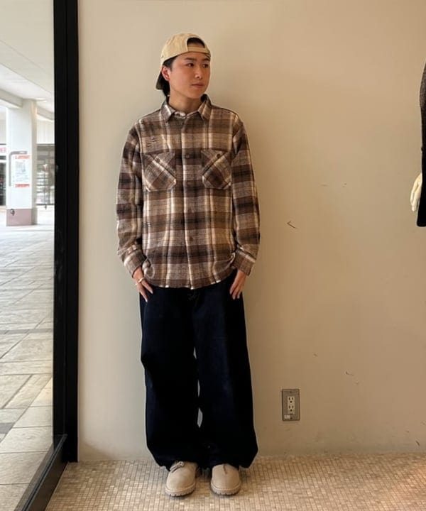 BEAMS HEARTのフェード ダメージ ネルシャツを使ったコーディネートを紹介します。｜Rakuten Fashion(楽天ファッション／旧楽天ブランドアベニュー)6445197