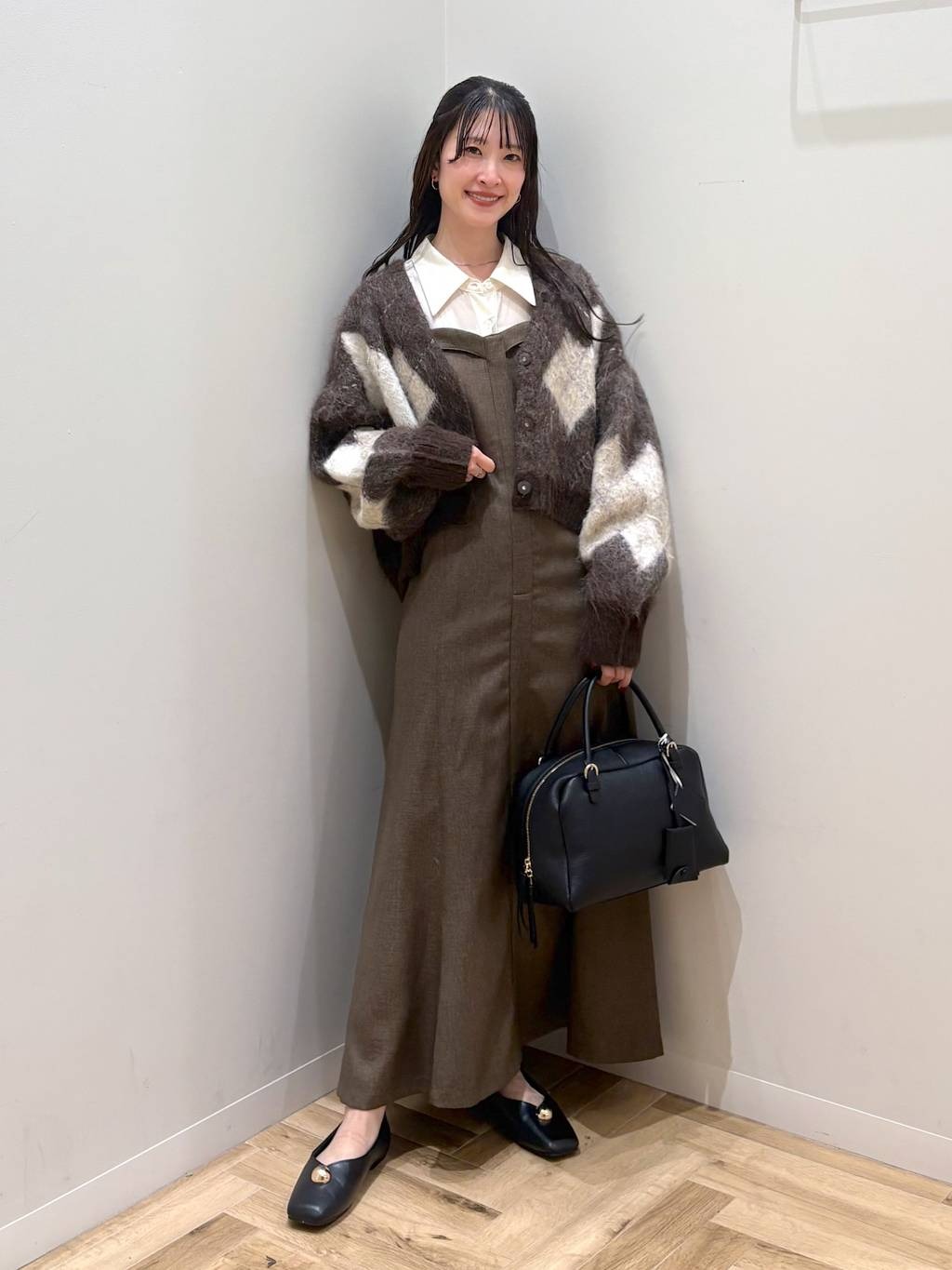 mysty womanのシャツドッキングワンピースを使ったコーディネートを紹介します。｜Rakuten Fashion(楽天ファッション／旧楽天ブランドアベニュー)6445379