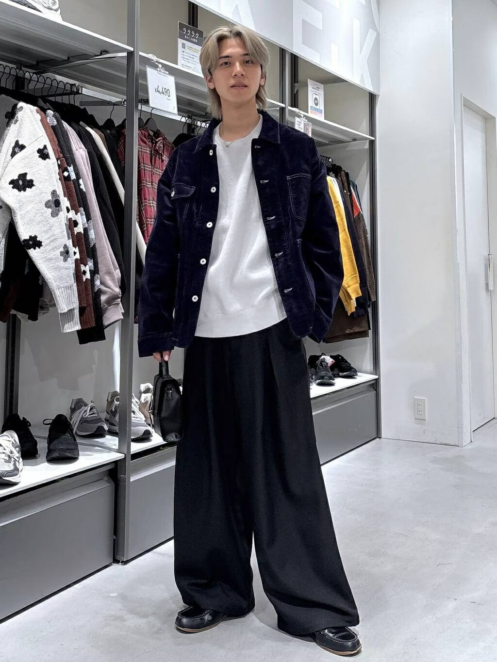 LAKOLEの【セットアップ可】ツイルコールワークジャケットを使ったコーディネートを紹介します。｜Rakuten Fashion(楽天ファッション／旧楽天ブランドアベニュー)6448527