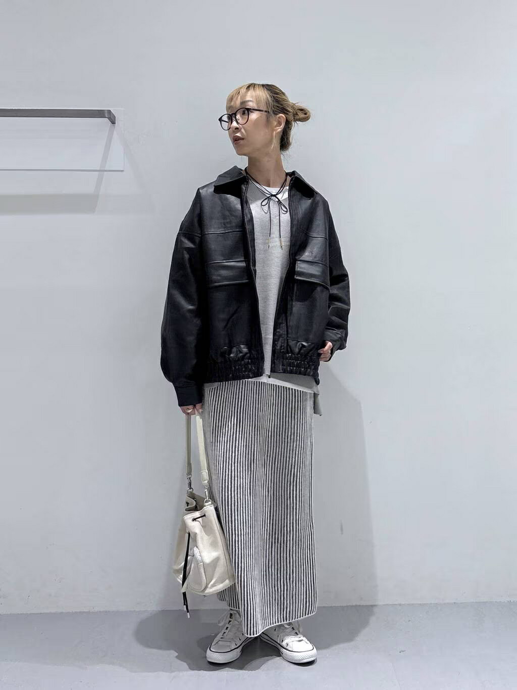 LAKOLEのFLジップブルゾンを使ったコーディネートを紹介します。｜Rakuten Fashion(楽天ファッション／旧楽天ブランドアベニュー)6448549