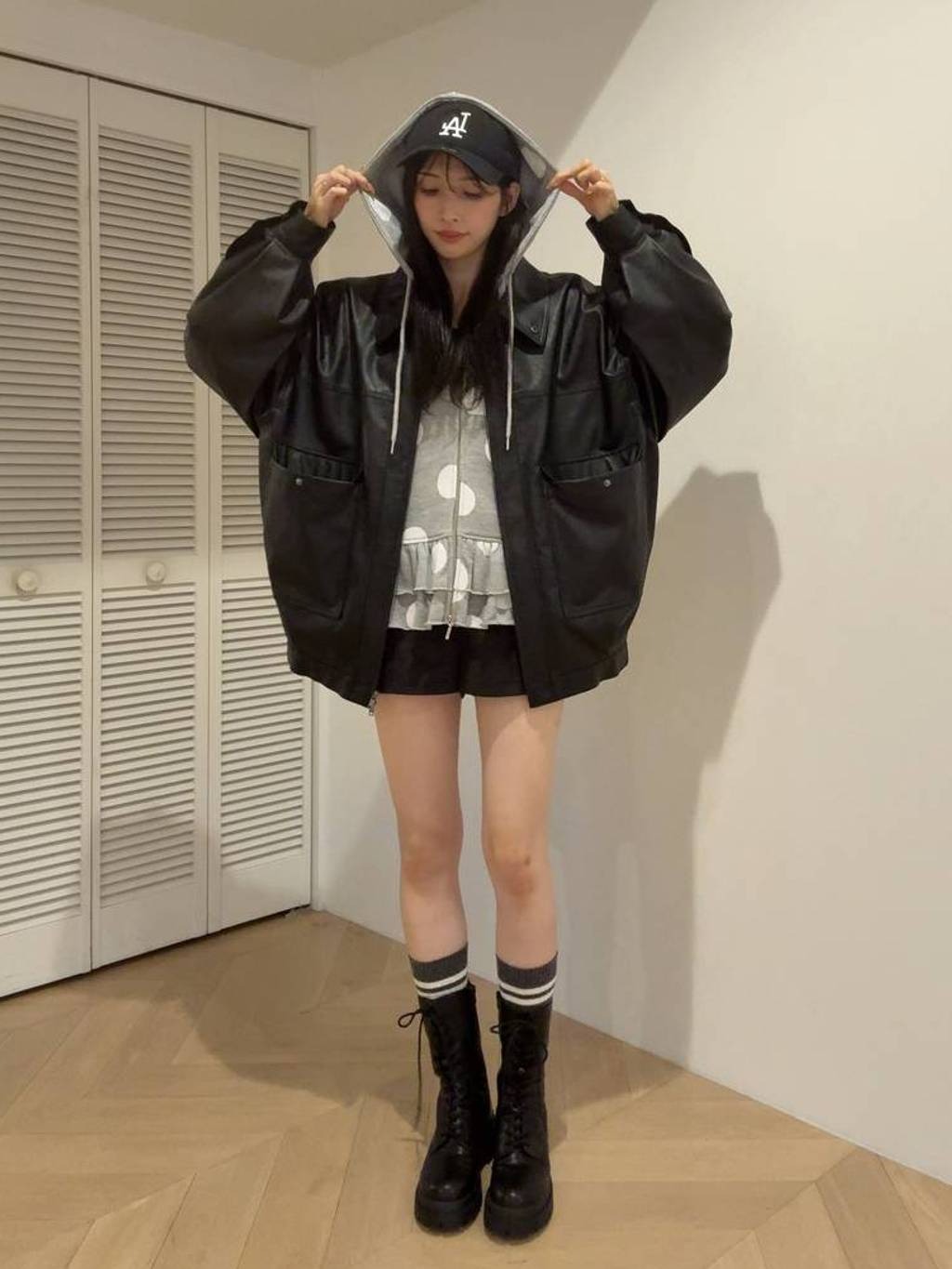 Heather | フェイクレザーBIGブルゾン2 | Rakuten Fashion(楽天