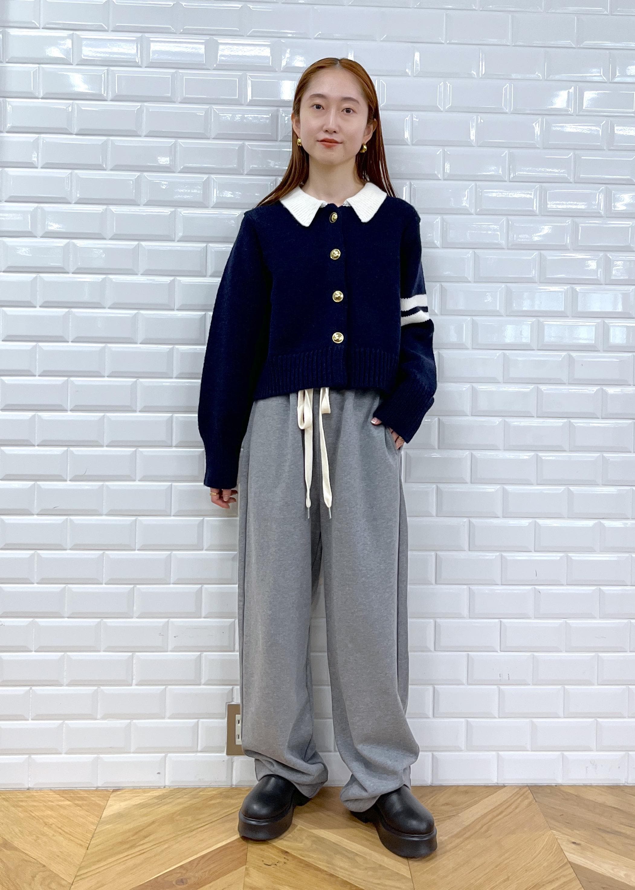 ADAM ET ROPE' | 【WEB限定】ポロニットカーディガン | Rakuten