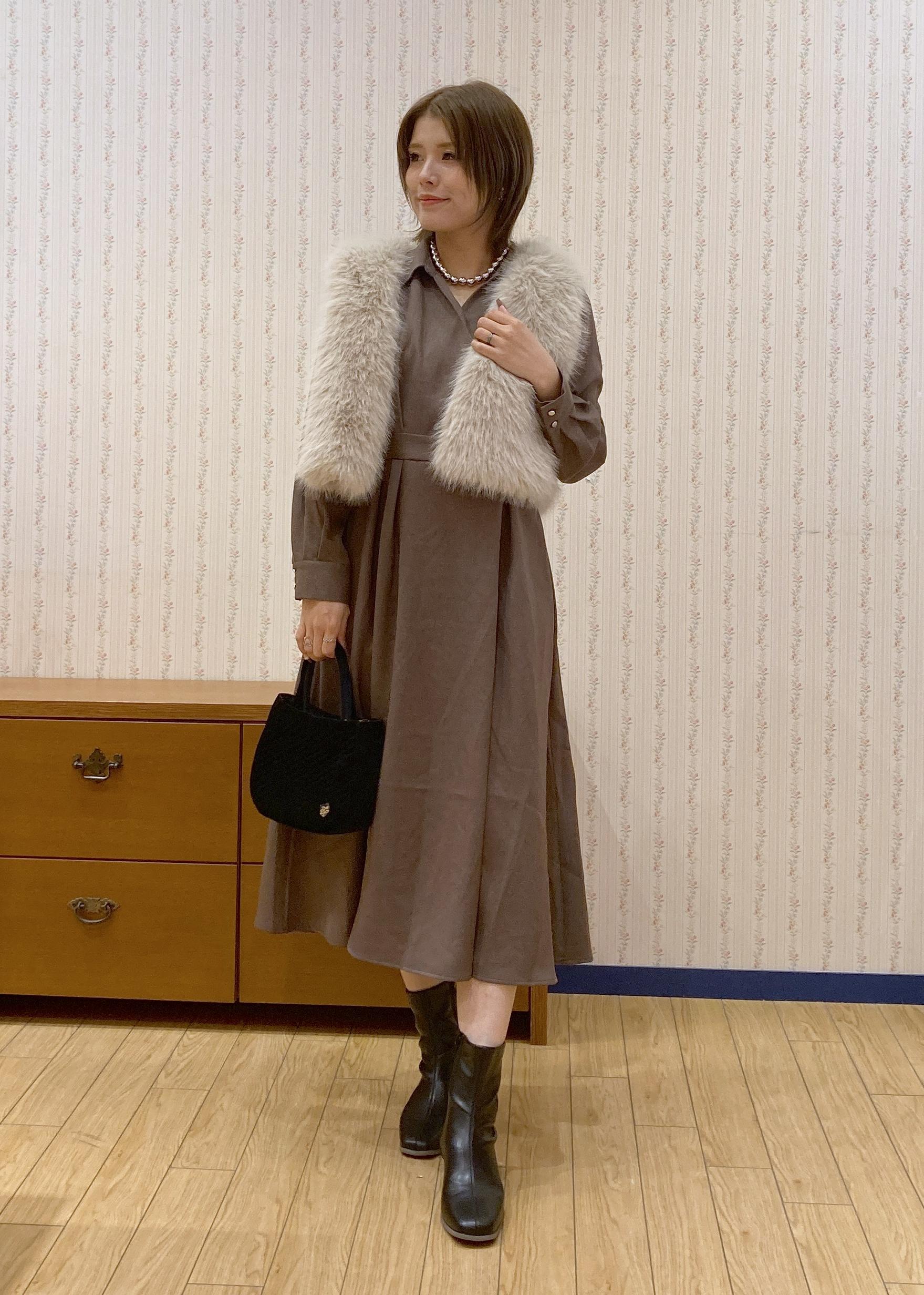 ROPE' PICNICのファーベストを使ったコーディネートを紹介します。｜Rakuten Fashion(楽天ファッション／旧楽天ブランドアベニュー)6470045