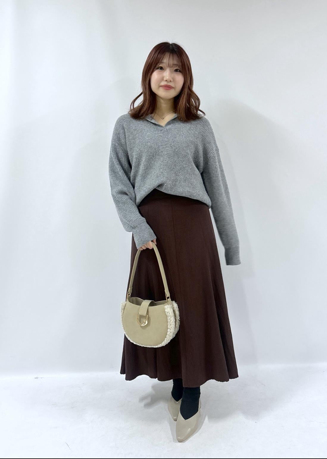 ROPE' PICNICのスキッパーポロニットプルオーバー/イージーケアを使ったコーディネートを紹介します。｜Rakuten Fashion(楽天ファッション／旧楽天ブランドアベニュー)6470049