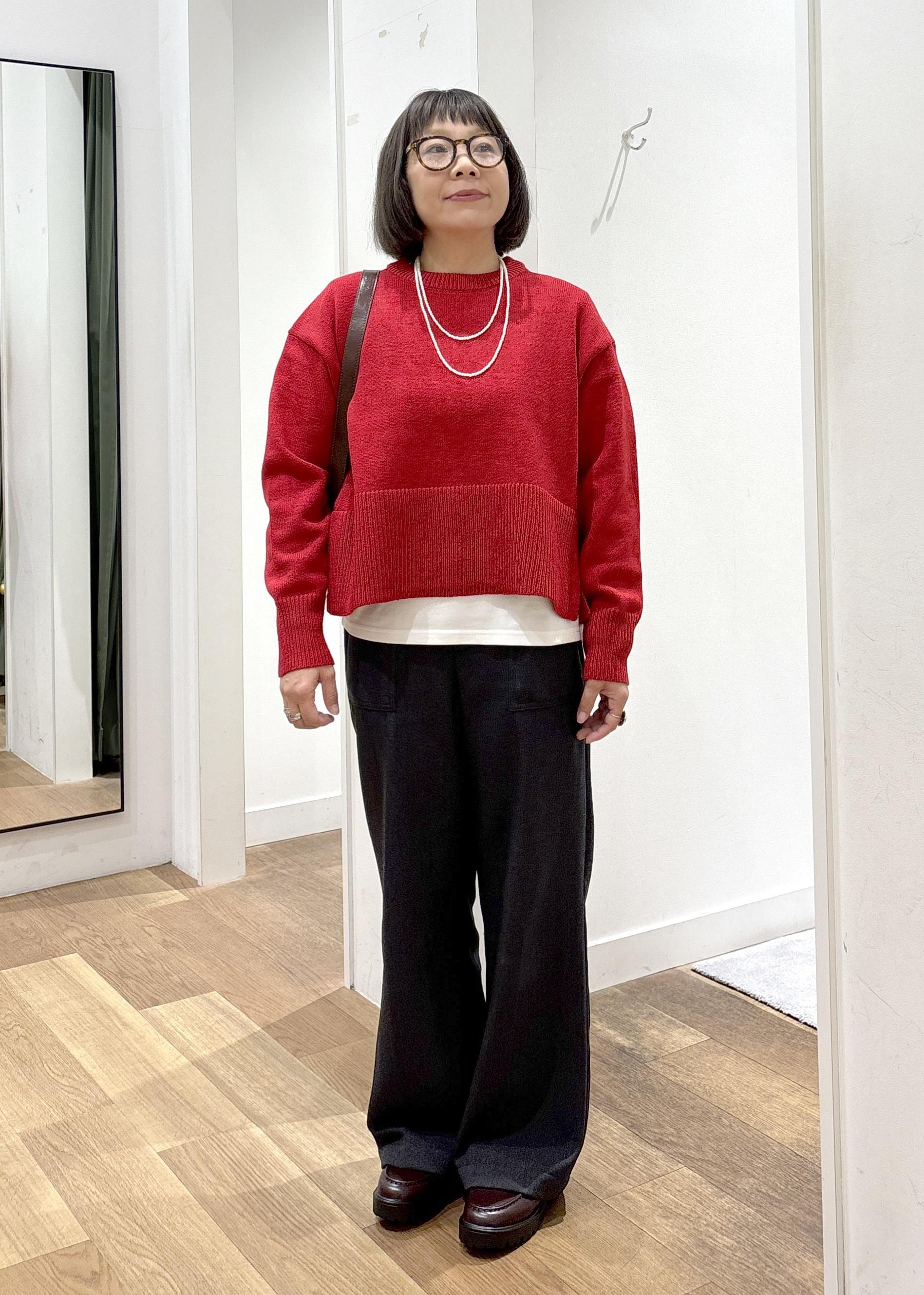 ROPE' PICNICの【新色追加】着丈が選べるクルーネックサイドスリットニットプルオーバー/イージーケアを使ったコーディネートを紹介します。｜Rakuten Fashion(楽天ファッション／旧楽天ブランドアベニュー)6470055