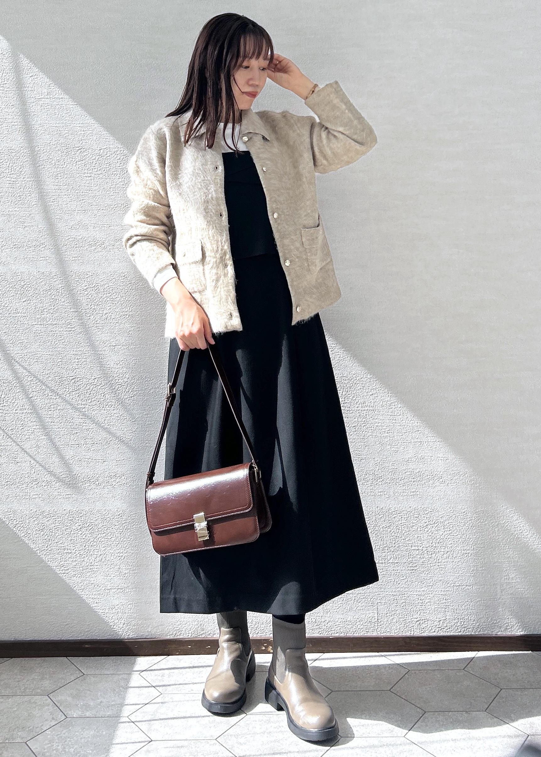 ROPE' PICNICのダブルフェイス襟取り外し起毛カーディガンを使ったコーディネートを紹介します。｜Rakuten Fashion(楽天ファッション／旧楽天ブランドアベニュー)6470062