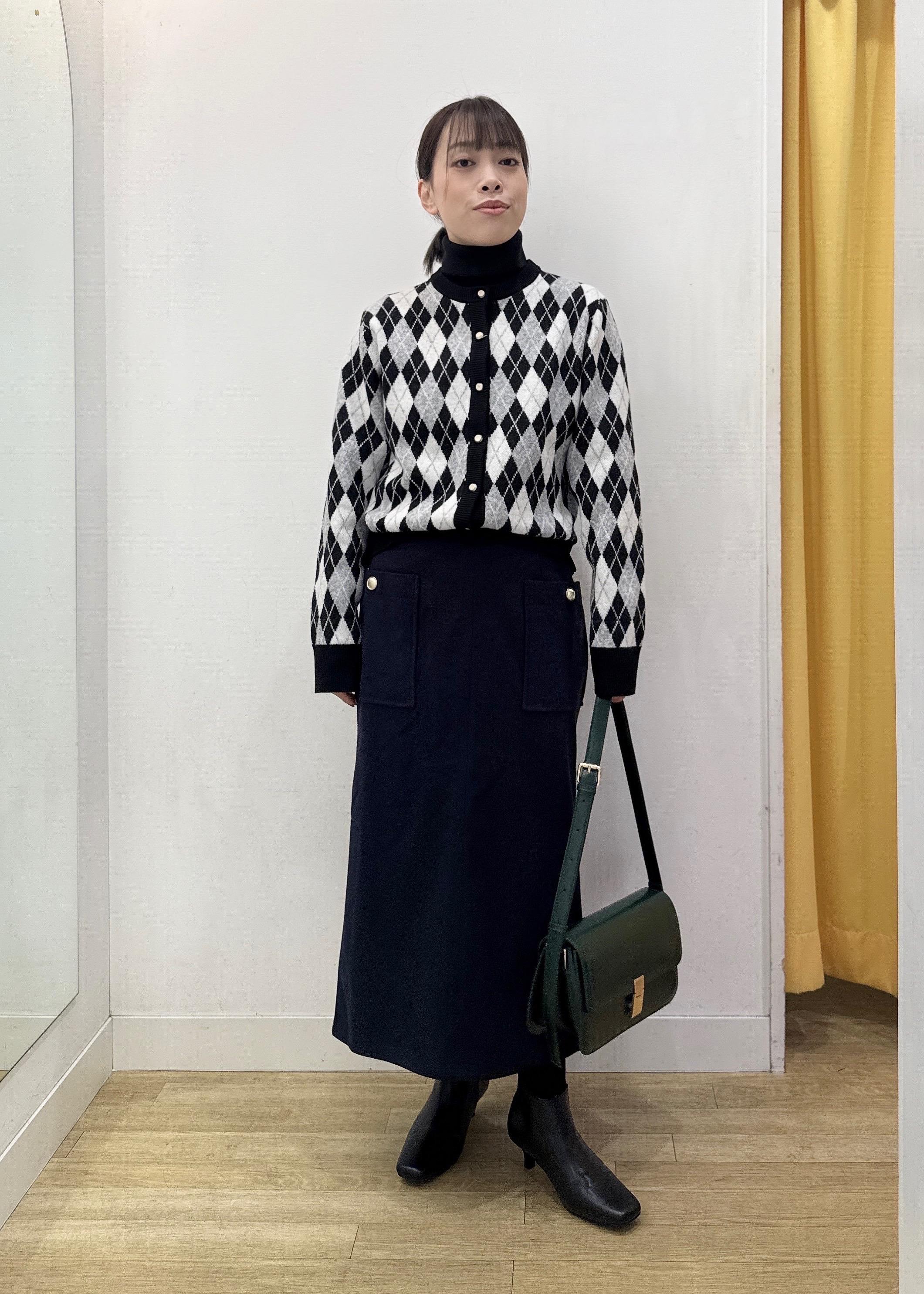 ROPE' PICNICのアーガイル柄アソートカーディガンを使ったコーディネートを紹介します。｜Rakuten Fashion(楽天ファッション／旧楽天ブランドアベニュー)6470102