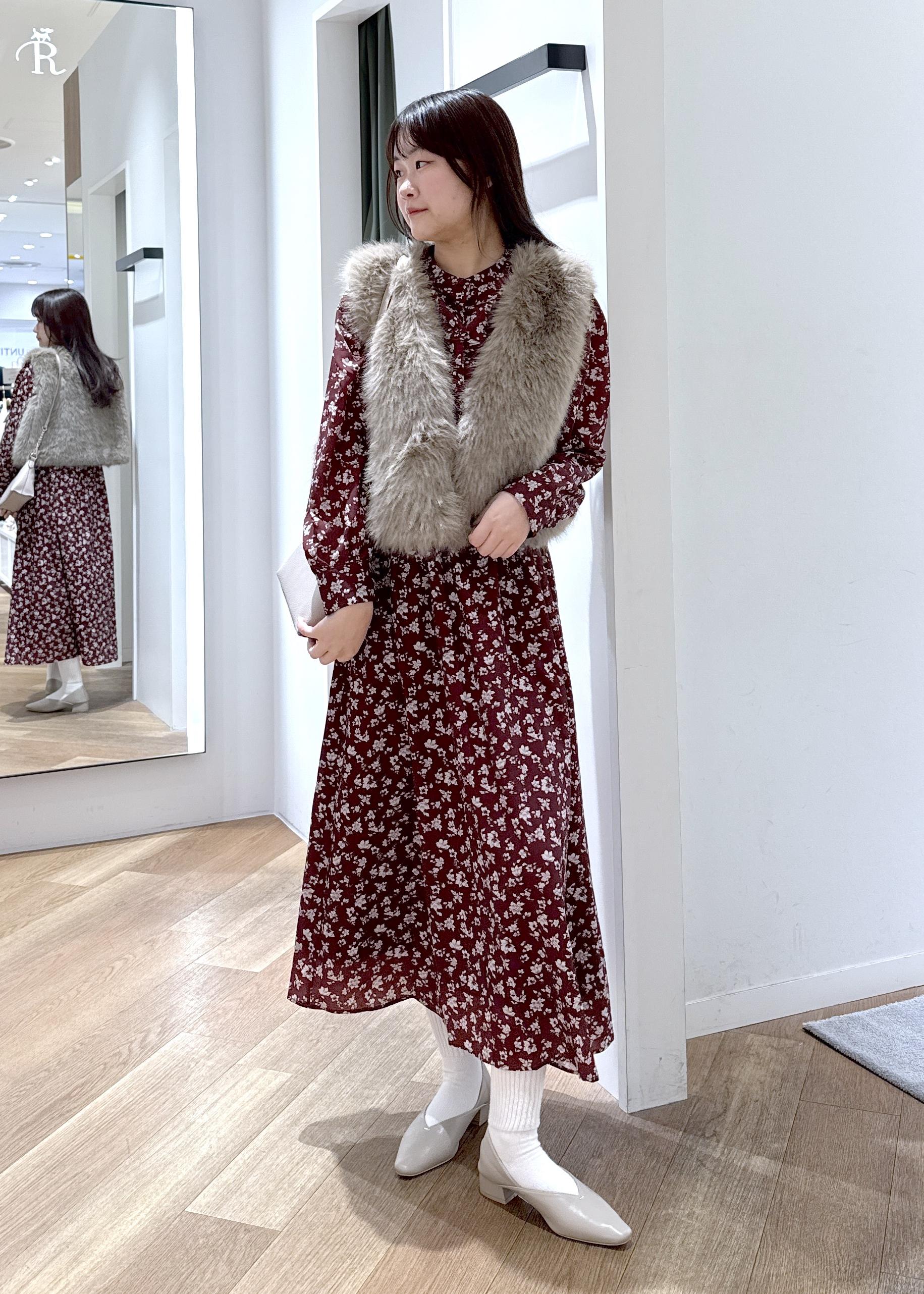 ROPE' PICNICのファーベストを使ったコーディネートを紹介します。｜Rakuten Fashion(楽天ファッション／旧楽天ブランドアベニュー)6470065