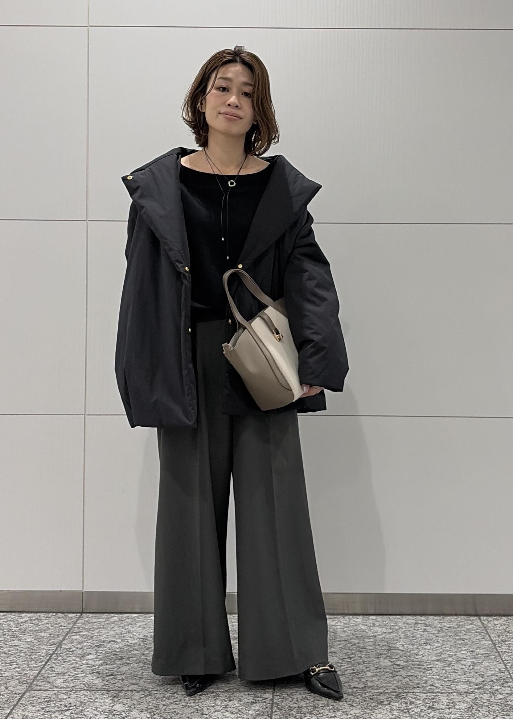 ROPE' PICNICの2WAY中綿テーラードコートを使ったコーディネートを紹介します。｜Rakuten Fashion(楽天ファッション／旧楽天ブランドアベニュー)6470104