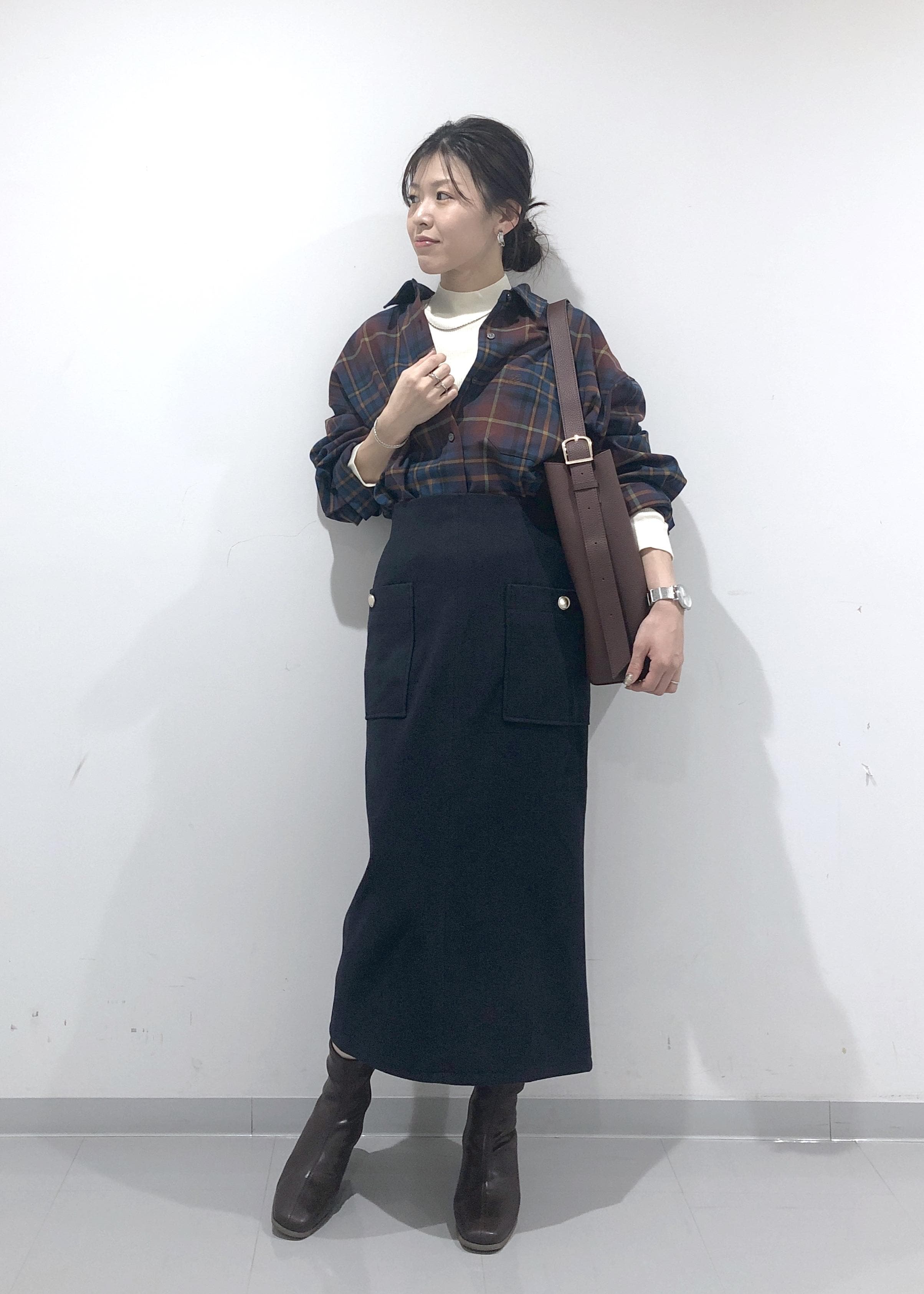 ROPE' PICNICのチェックネルシャツ/リンクコーデを使ったコーディネートを紹介します。｜Rakuten Fashion(楽天ファッション／旧楽天ブランドアベニュー)6470107