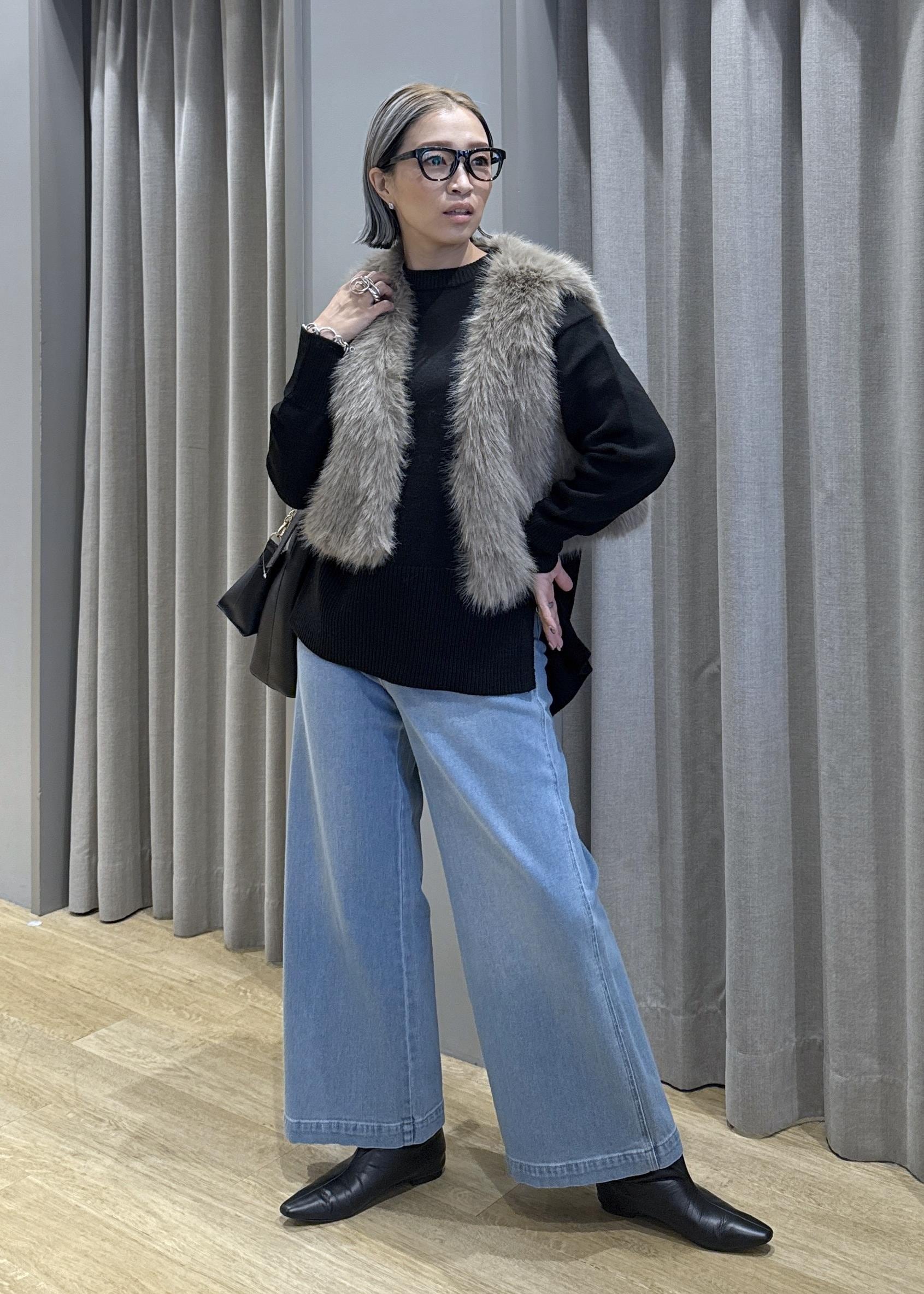 ROPE' PICNICの【新色追加】着丈が選べるクルーネックサイドスリットニットプルオーバー/イージーケアを使ったコーディネートを紹介します。｜Rakuten Fashion(楽天ファッション／旧楽天ブランドアベニュー)6470109