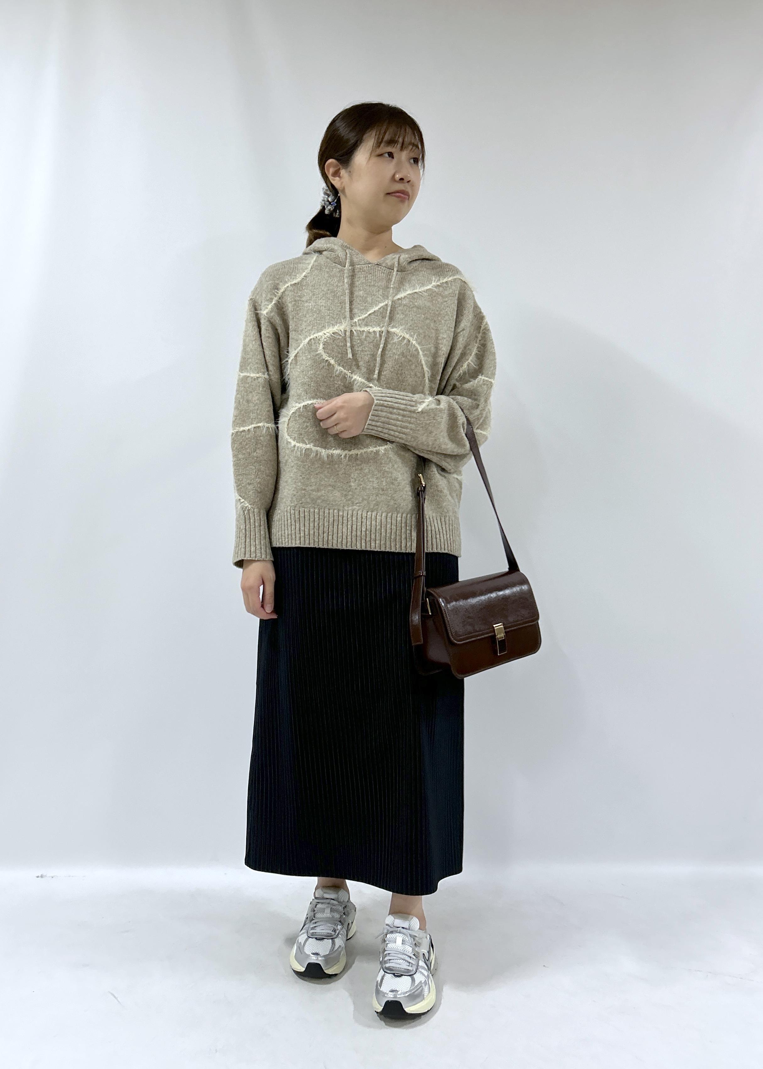 ROPE' PICNICのコードリンキングニットフーディを使ったコーディネートを紹介します。｜Rakuten Fashion(楽天ファッション／旧楽天ブランドアベニュー)6470076