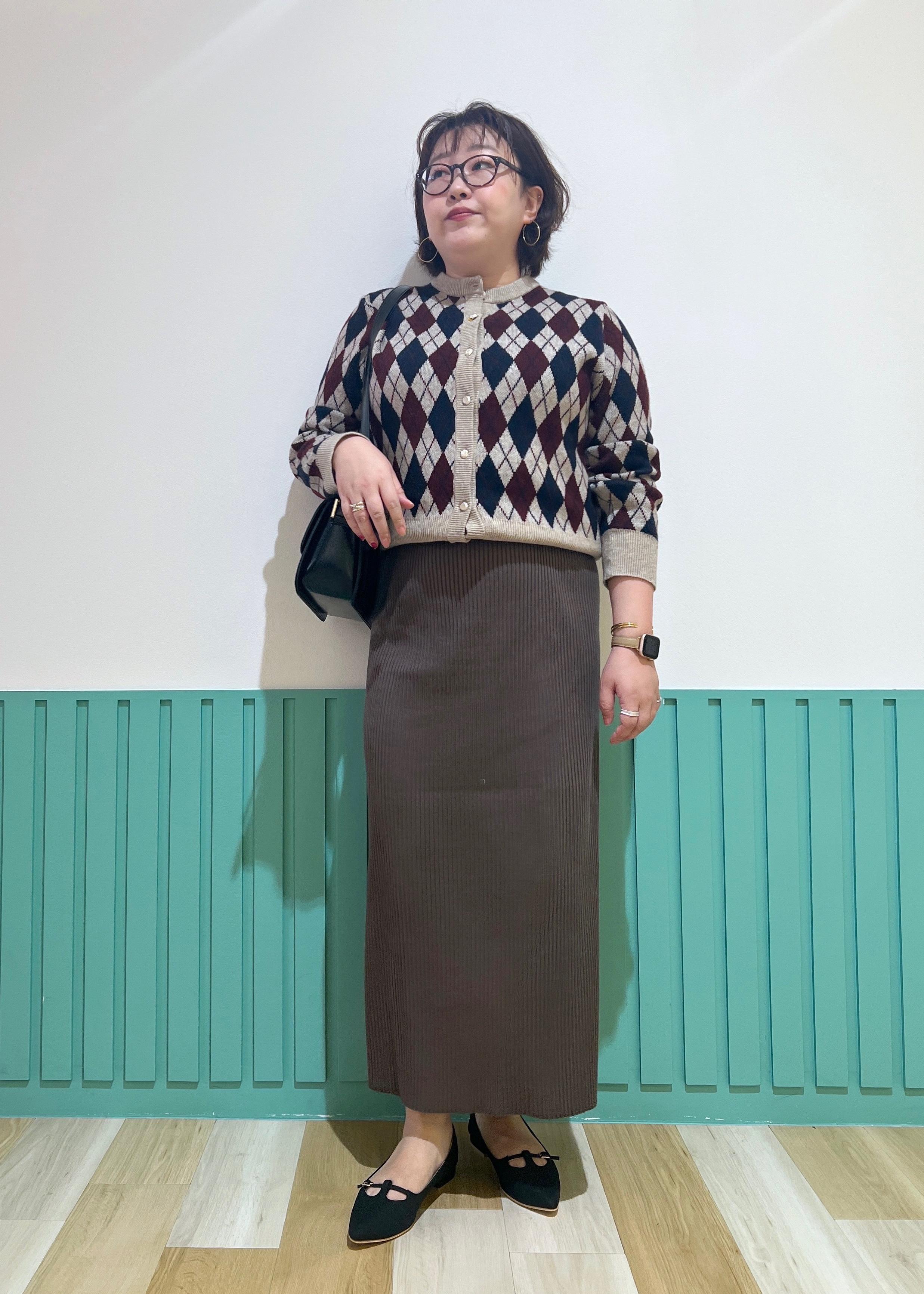 ROPE' PICNICのトタンテレコ Iラインリブニットスカートを使ったコーディネートを紹介します。｜Rakuten Fashion(楽天ファッション／旧楽天ブランドアベニュー)6470122